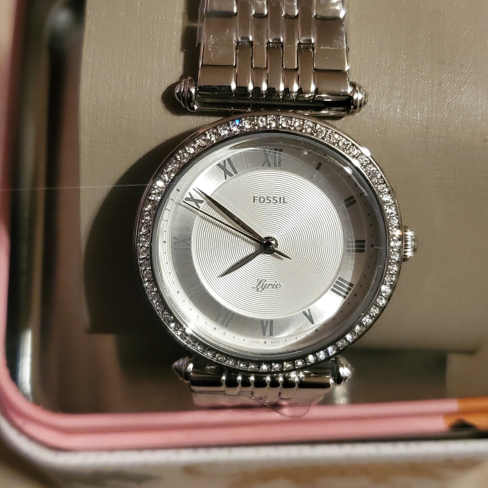Silver Women Fossil Watch